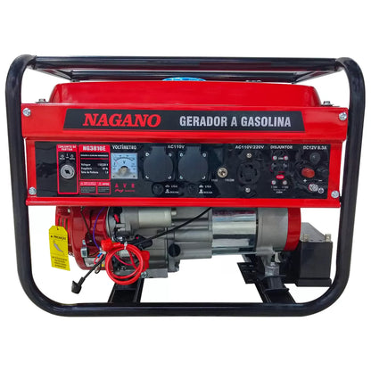 Gerador de Energia a Gasolina 3.6 KVA (3000W) Partida Elétrica 110/220V
