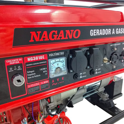 Gerador de Energia a Gasolina 3.6 KVA (3000W) Partida Elétrica 110/220V