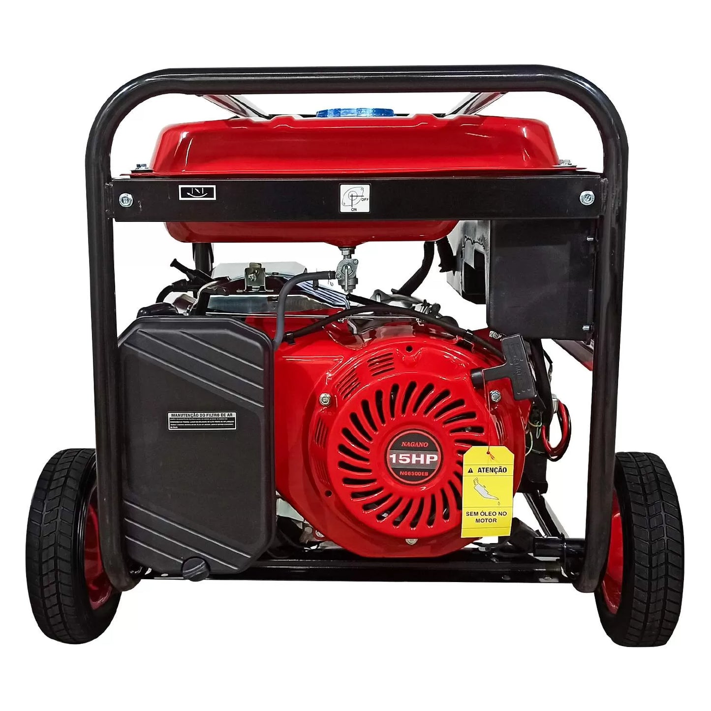 Gerador de Energia a Gasolina 8.2 KVA (5.5kW) 110/220V Partida Elétrica