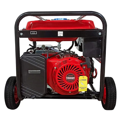 Gerador de Energia a Gasolina 8.2 KVA (5.5kW) 110/220V Partida Elétrica