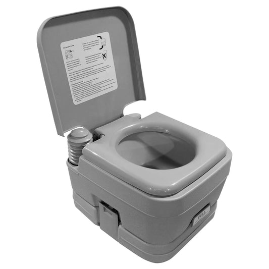 Banheiro Químico Portátil 10L para Camping e Viagem – Vaso Sanitário