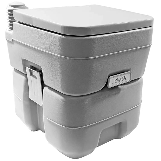 Banheiro Químico Portátil 20L para Camping, Trailer e Viagem – Vaso Sanitário