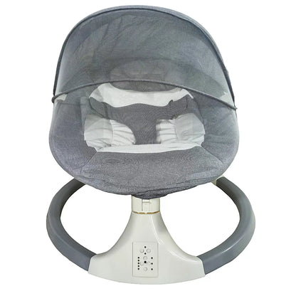 Cadeirinha de Descanso para Bebê com Balanço Elétrico, Bluetooth e Sons Relaxantes