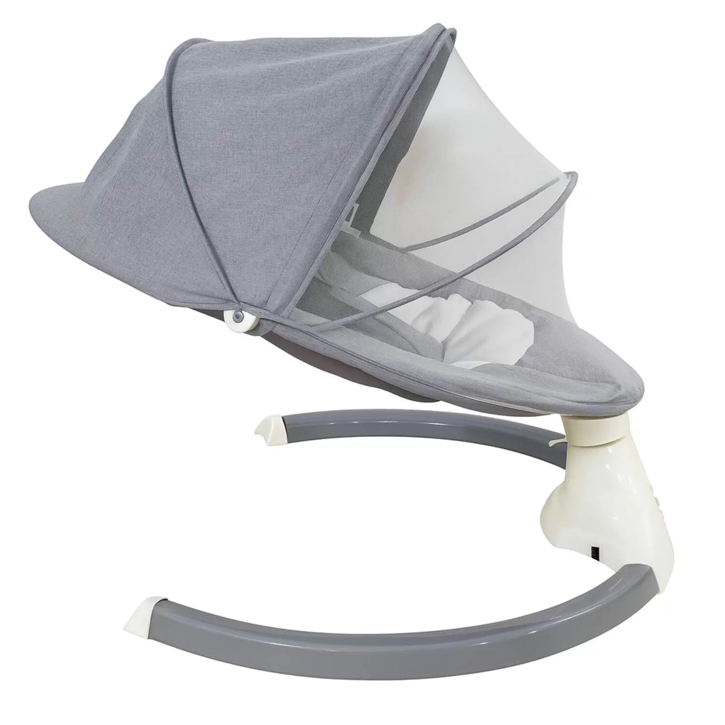 Cadeirinha de Descanso para Bebê com Balanço Elétrico, Bluetooth e Sons Relaxantes