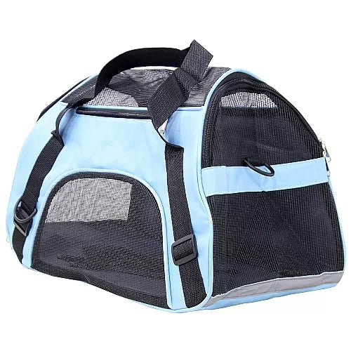 Bolsa de Transporte para Cachorro e Gato até 10kg – Confortável, Ventilada e Portátil