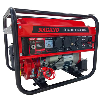 Gerador de Energia a Gasolina 3.6 KVA (3000W) Partida Elétrica 110/220V