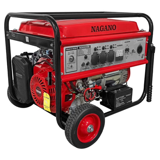Gerador de Energia a Gasolina 8.2 KVA (5.5kW) 110/220V Partida Elétrica