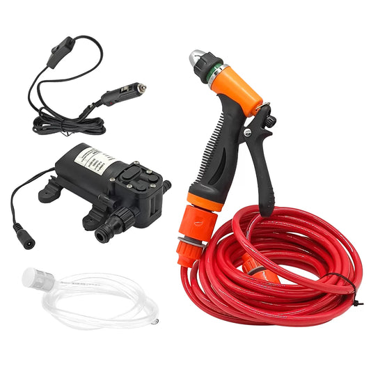 Mini Lava Jato 12V Portátil para Carro – Lavadora Automotiva com Tomada Veicular