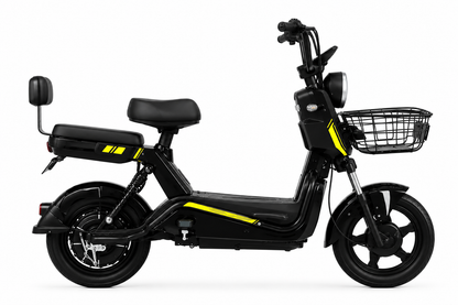 Moto Scooter Elétrica 1000W 32km/h Sem CNH Autonomia até 80km com Banco Duplo – I Bike