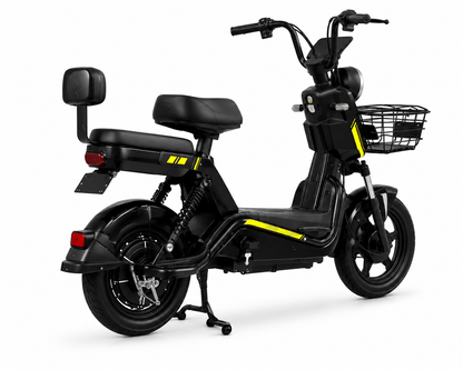 Moto Scooter Elétrica 1000W 32km/h Sem CNH Autonomia até 80km com Banco Duplo – I Bike